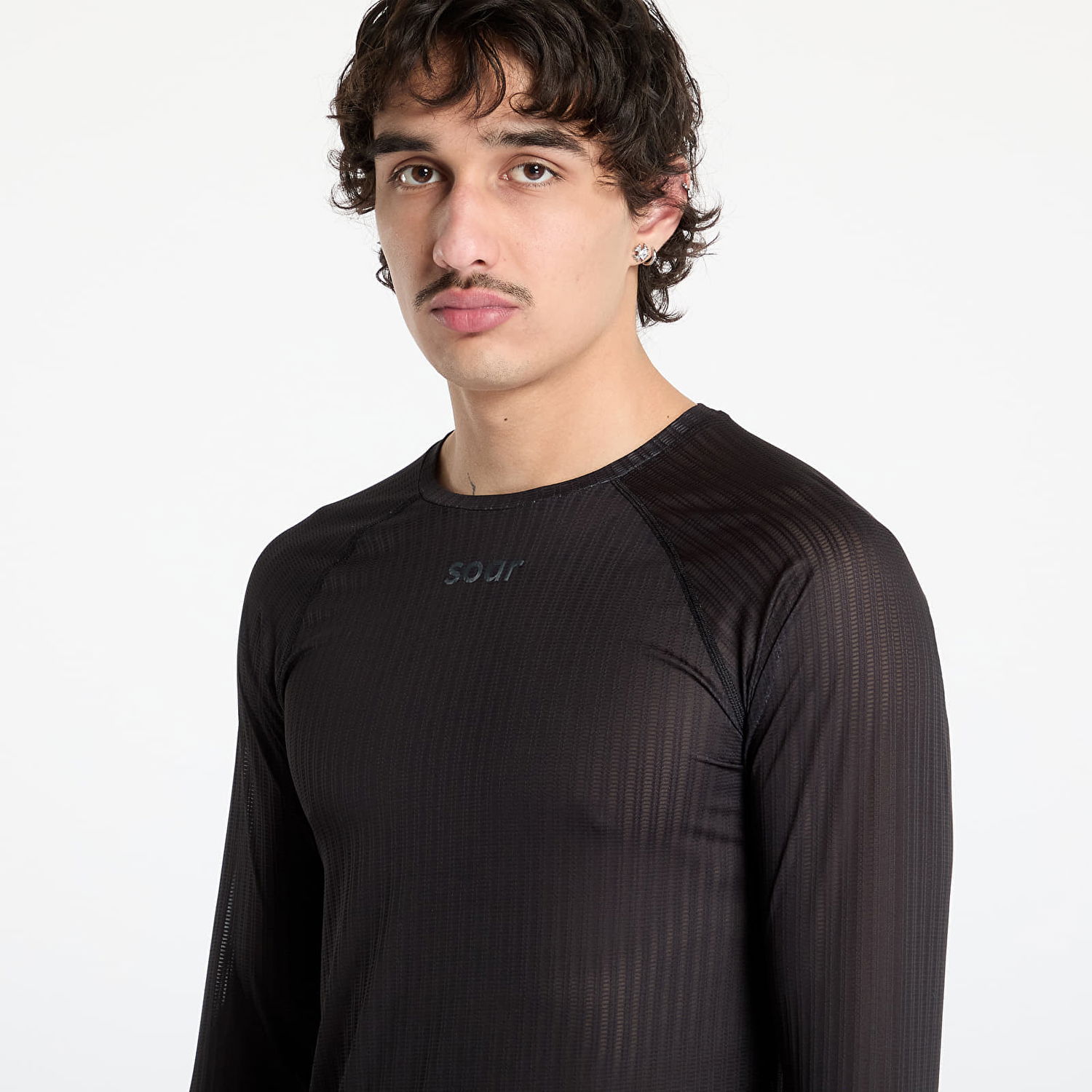 Majica Soar Running SOAR Running Race Base Layer T-Shirt Črna | SS25-SBL2M-BLK/DOT, 1
