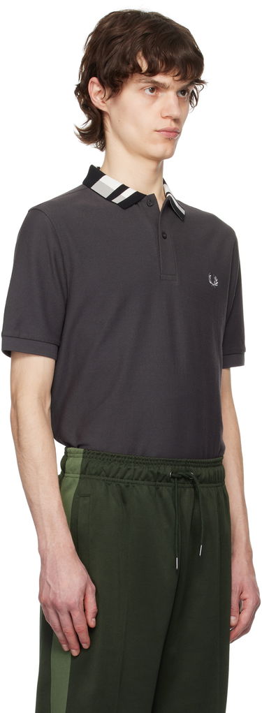 Polo majica Fred Perry Fred Perry Chequerboard Collar Polo Siva | M8688, 1