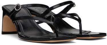 Modni dodatki Aeyde Aeyde Giselle Heeled Thong Sandals Črna | A11-HS-GLIS55TB27-SS24-800-028, 3