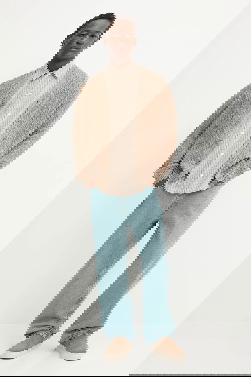 Pleteni pulover Samsoe Samsoe SAMICAH Textured Knit Cardigan Bež | M25200023, 1