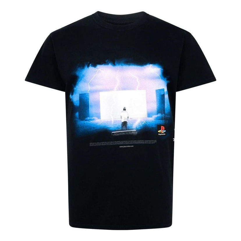 Majica Cactus Jack by Travis Scott Travis Scott Monolith Night Graphic T-Shirt Črna | CJPS-SS04