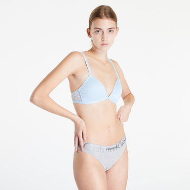 Modrček CALVIN KLEIN Lace Light Lined Triangle Modra | QF6199E 5F9, 1