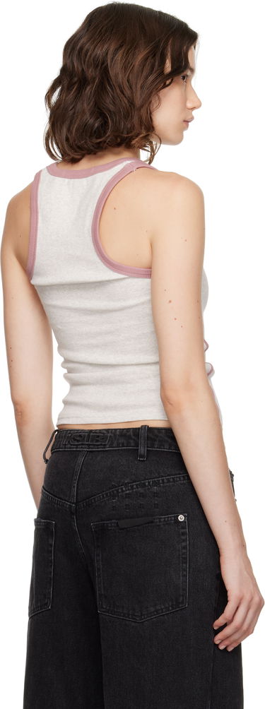 Majica brez rokavov Ksubi Ksubi Pitt Lane Origin Tank Top Bela | WPF25SI002, 2
