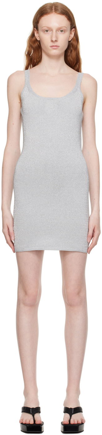 Obleke Alexander Wang Alexander Wang Tank Minidress Siva | 4KC3236017