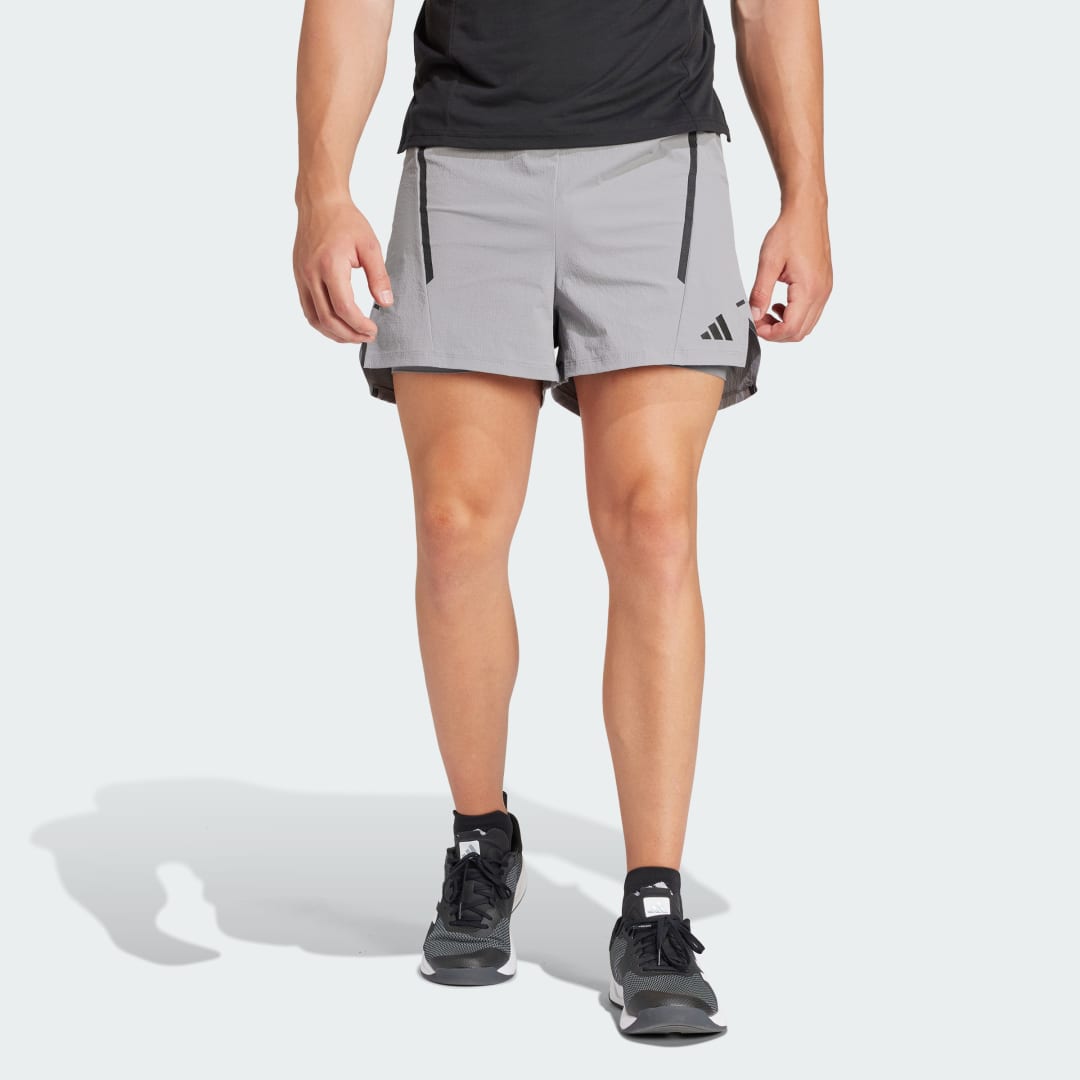 Kratke hlače adidas Performance D4T Pro Series Adistrong Workout Shorts Siva | IT7519, 1