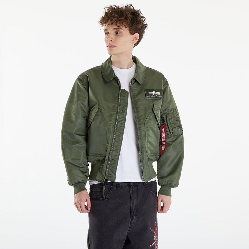 Bomber jakna Alpha Industries CWU 45 Heritage Sage Green Zelena | 100102 01