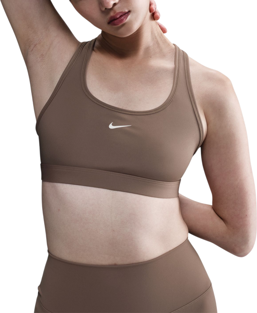 Modrček Nike Swoosh Light Support Bra Rjava | dx6817-233