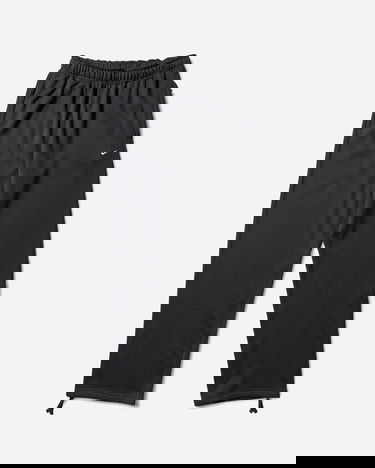 Trenirka Nike Solo Swoosh Fleece Open-Hem Pants Črna | HV1090-010, 4