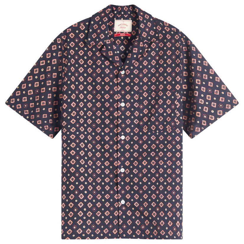 Srajce Portuguese Flannel Portuguese Flannel Dice Vacation Shirt Mornarica | SS25-030-NVY