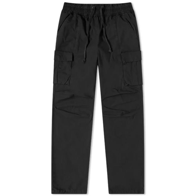 Cargo hlače John Elliott Back Sateen Cargo Pant Black Črna | F002N0810A