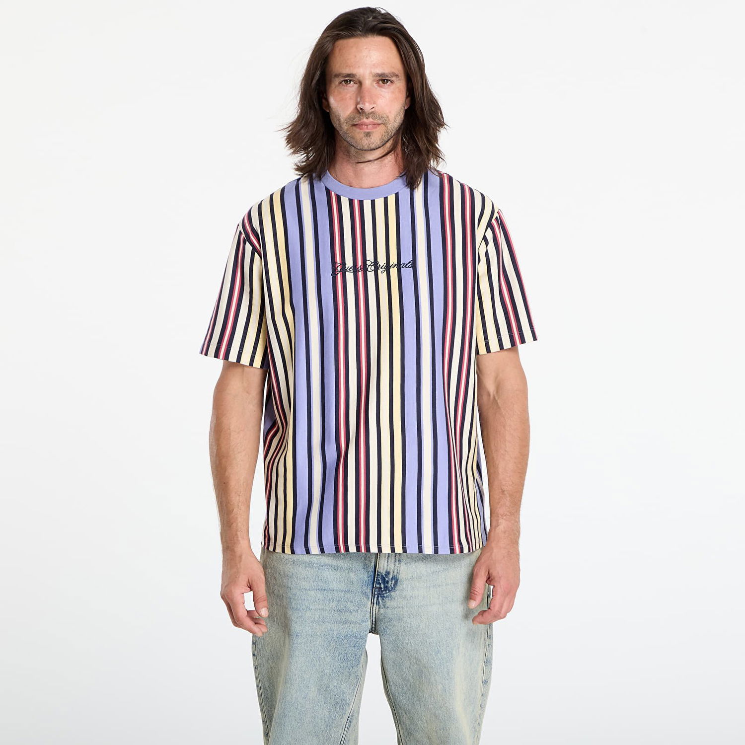 Majica GUESS Guess Originals Vertical Stripe Tee Večbarvna | M5GI59K8FQ4-S7AE, 0