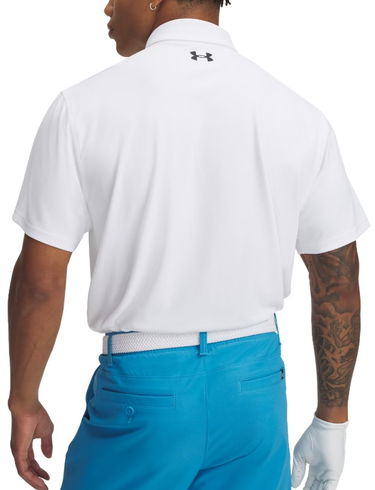 Polo majica Under Armour UA T2G Pique Polo Shirt Bela | 1390123-100, 2