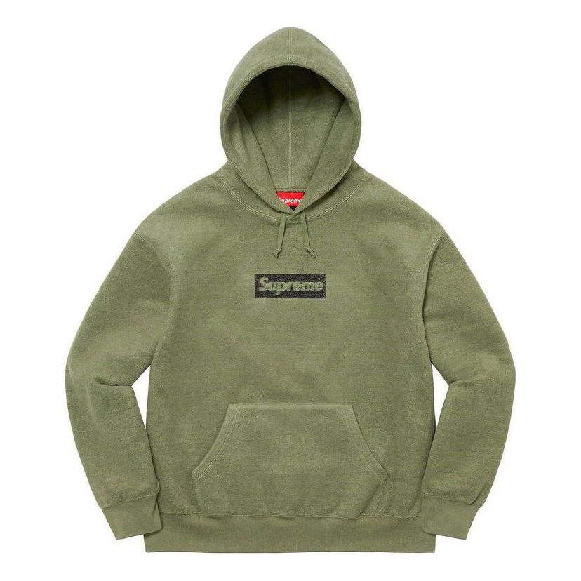 Pulover Supreme Inside Out Box Logo Hoodie Zelena | SUP-SS23-113