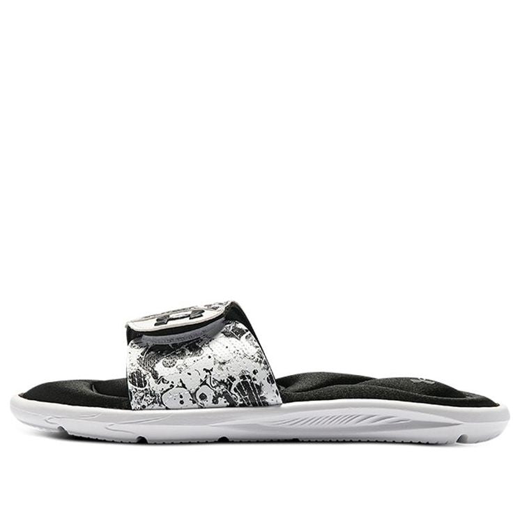 Superge in čevlji Under Armour Ignite 6 Graphic Strap Slides Bela | 3024453-002