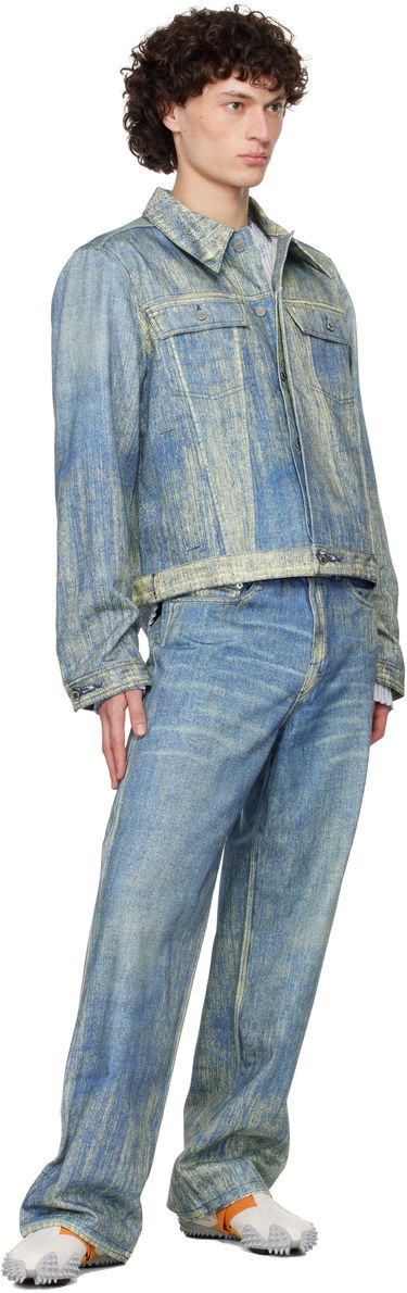 Jakna Camper Camperlab Paint Print Denim Jacket Modra | AU00021-002, 3