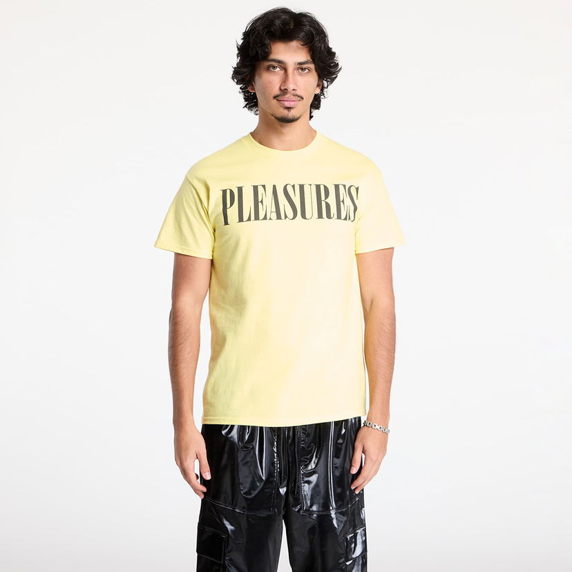 Majica Pleasures Onyx 24 Graphic Print T-Shirt Rumena | P24W048 CORNSILK