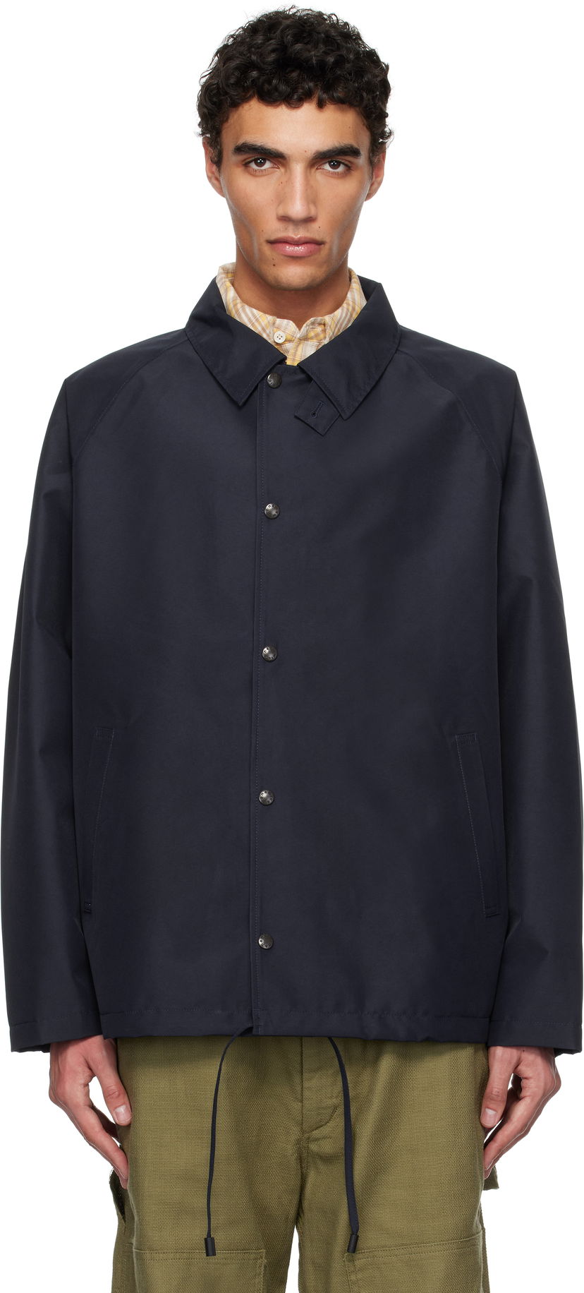 Vetrovka NANAMICA nanamica GORE-TEX Coach Jacket Mornarica | S25SA039U