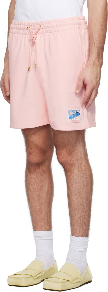 Kratke hlače Casablanca Temple Rubber Patch Shorts Roza | MPS25-JTR-003-01, 3