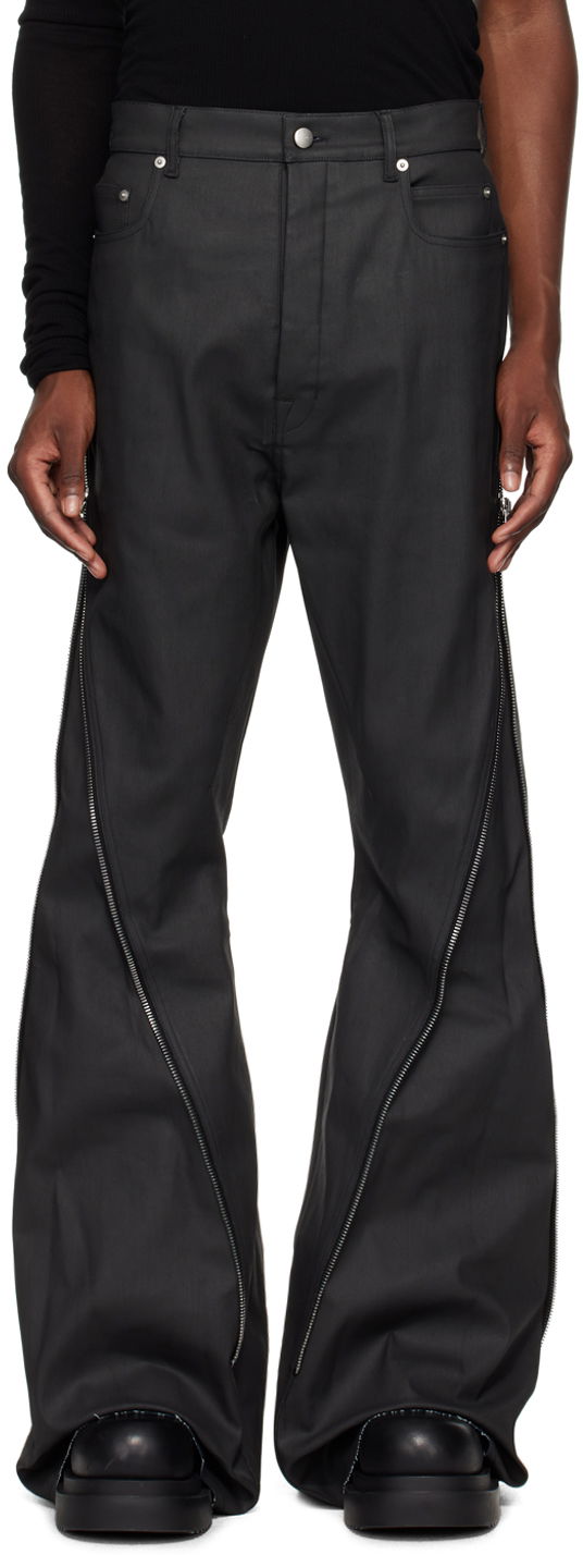 Kavbojke Rick Owens Porterville Bolan Banana Black Jeans Črna | RU02D6343 SMT