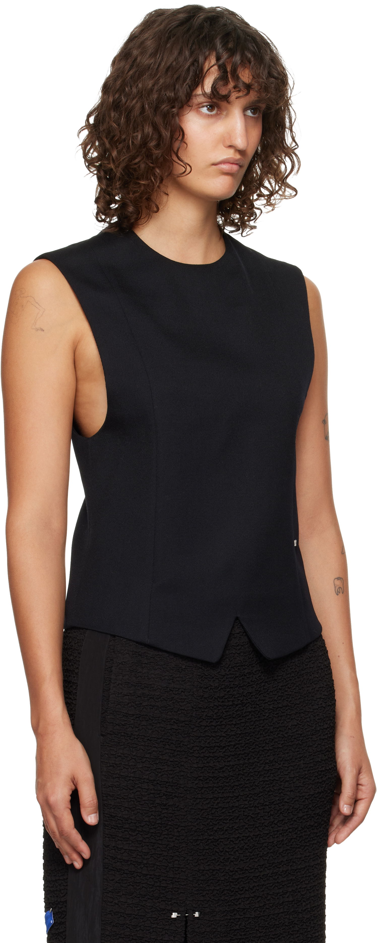 Majica brez rokavov ADER ERROR Black Sleeveless Top Črna | BN01FWVE0101BK, 1
