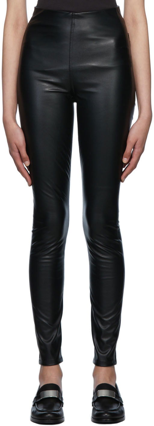 Pajkice rag & bone rag & bone Nina Faux Leather Leggings Črna | WCW20H7012LV