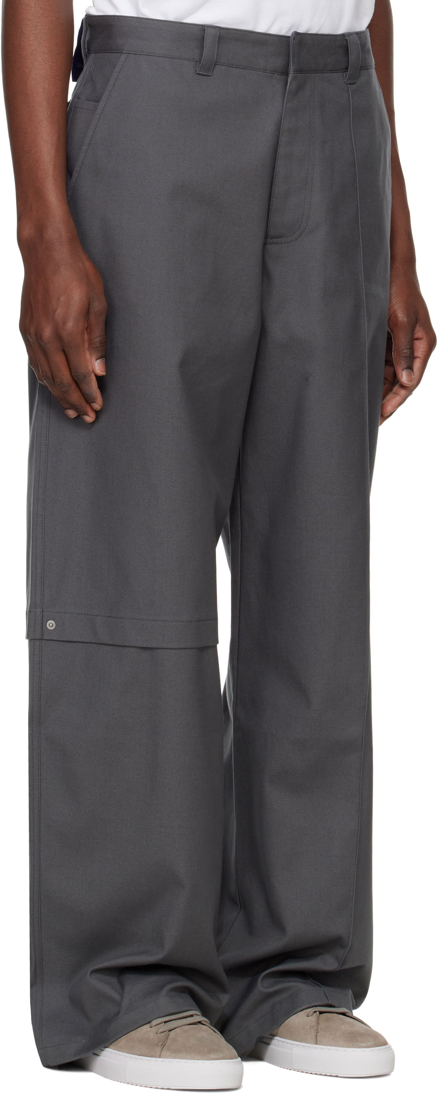 Hlače AXEL ARIGATO Axel Arigato Dallas Relaxed Trousers Siva | A3048002, 1