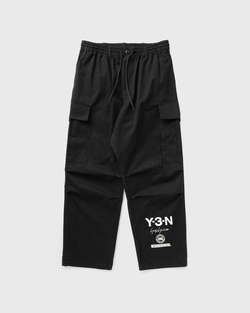 Cargo hlače Y-3 Y-3-N Yohji Yamamoto NEIGHBORHOOD Relaxed Fit Drawstring Multi-Pocket Cargo Pants Črna | JW7003