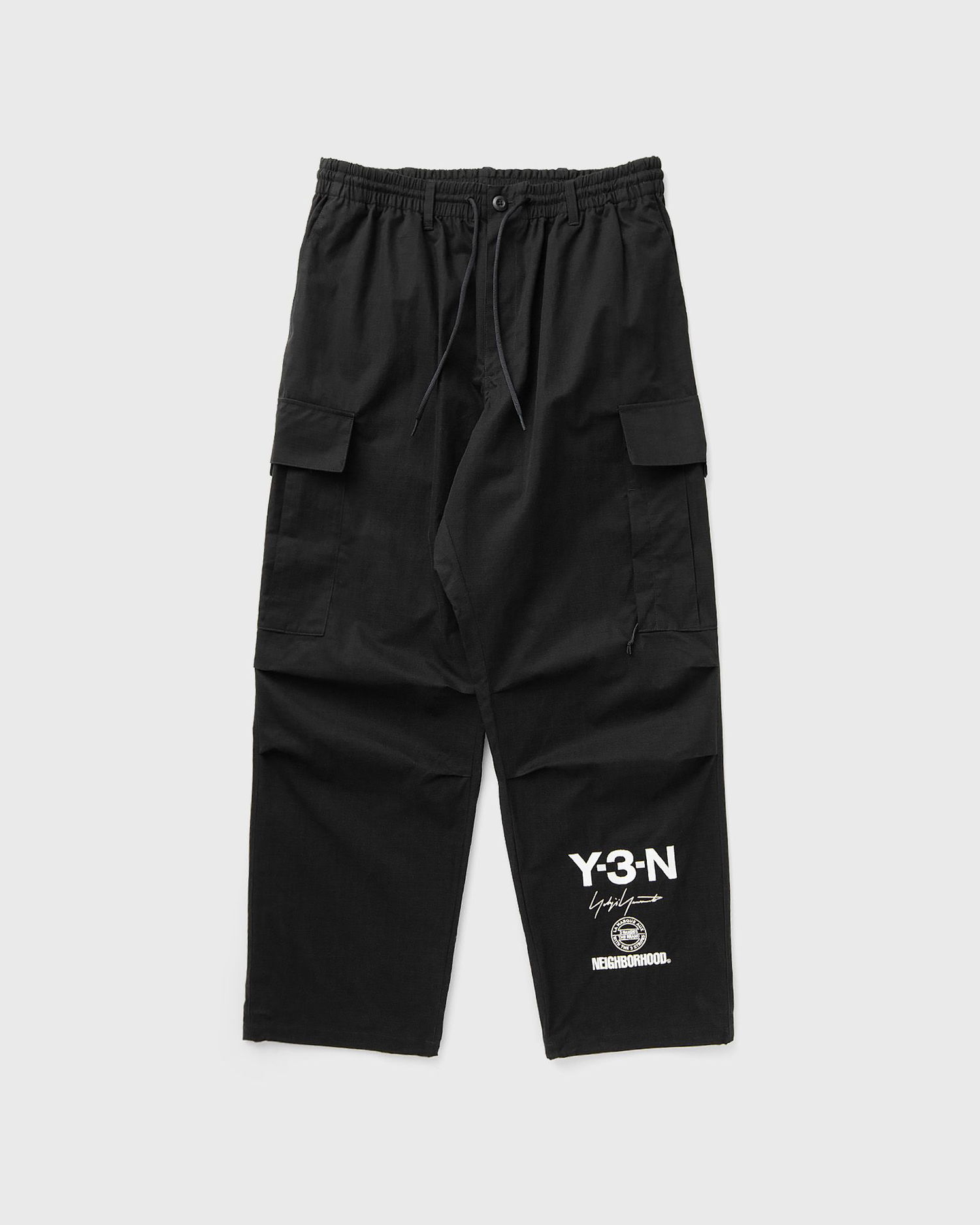 Cargo hlače Y-3 Y-3-N Yohji Yamamoto NEIGHBORHOOD Relaxed Fit Drawstring Multi-Pocket Cargo Pants Črna | JW7003, 0