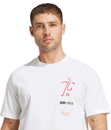 Majica adidas Performance Manchester United '91 T-Shirt Bela | JC9389, 2