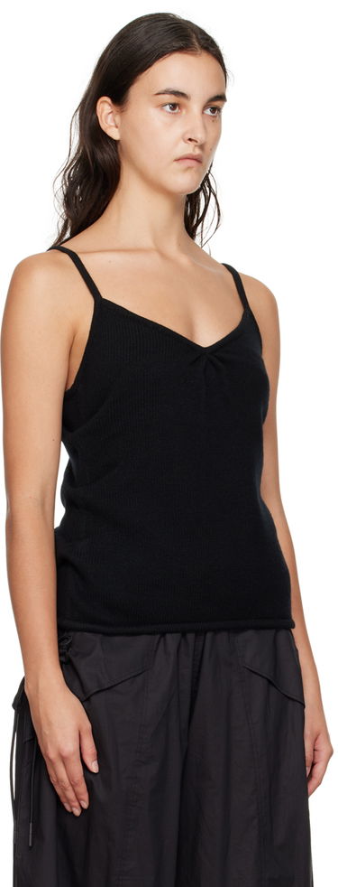 Majica brez rokavov We11done We11done V-Neck Knit Camisole Črna | WD-KT3-23-607-W-BK, 1