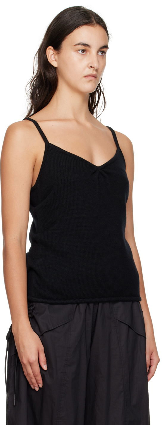 Majica brez rokavov We11done We11done V-Neck Knit Camisole Črna | WD-KT3-23-607-W-BK, 1