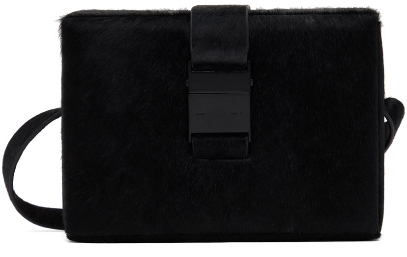 Torbica HELIOT EMIL HELIOT EMIL Pony Hair Solely Box Bag Črna | PREAW24_15_72_BLK01