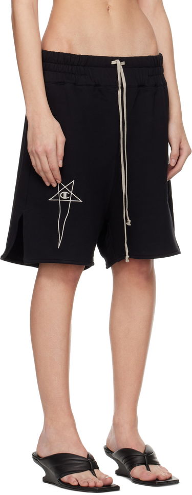 Kratke hlače Rick Owens Rick Owens Champion Edition French Terry Shorts Črna | CW01E1683 CHFE, 1