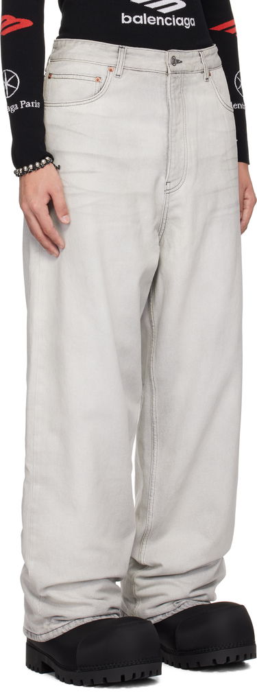 Kavbojke Balenciaga Balenciaga Waterproof Denim Jeans Siva | 774196-TRW54-9800, 1