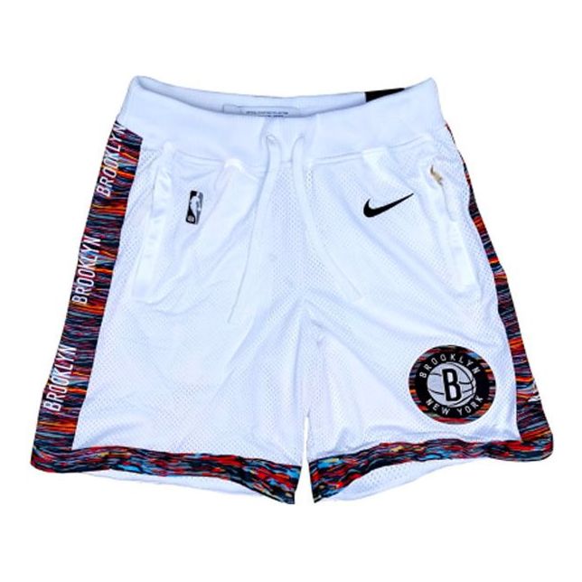 Kratke hlače Nike NBA Brooklyn Nets City Series Quick Dry Shorts Bela | CJ9415-100