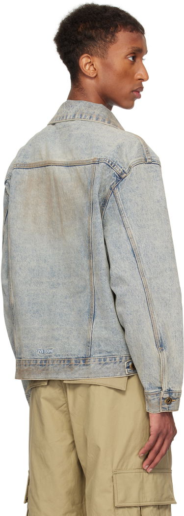 Jakna We11done We11done Washed Denim Jacket Modra | WD-DJ3-24-315-U-SK, 2