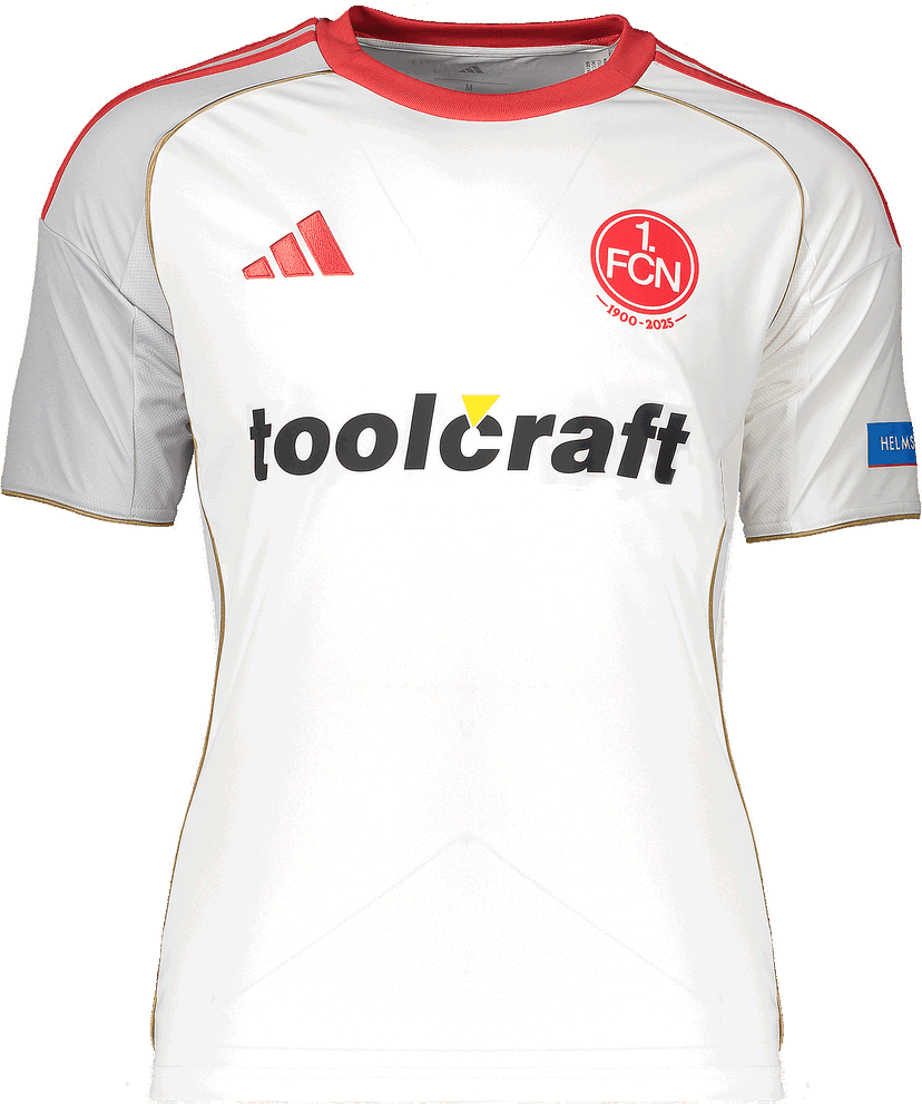 Dres adidas Originals 1. FC Nürnberg Away Jersey 2025/26 Bela | 6fcnjd7396