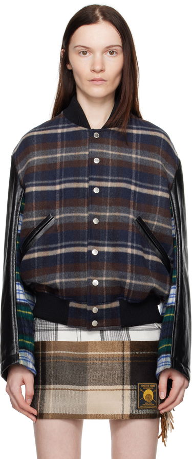 Bomber jakna Marine Serre Regenerated Tartan Bomber Jacket Večbarvna | UJA062A UWOV0047, 0