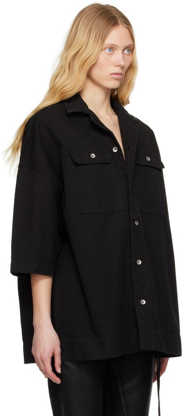 Srajce Rick Owens Rick Owens DRKSHDW Hollywood Magnum Tommy Shirt Siva | DS01E3206 CVS, 4