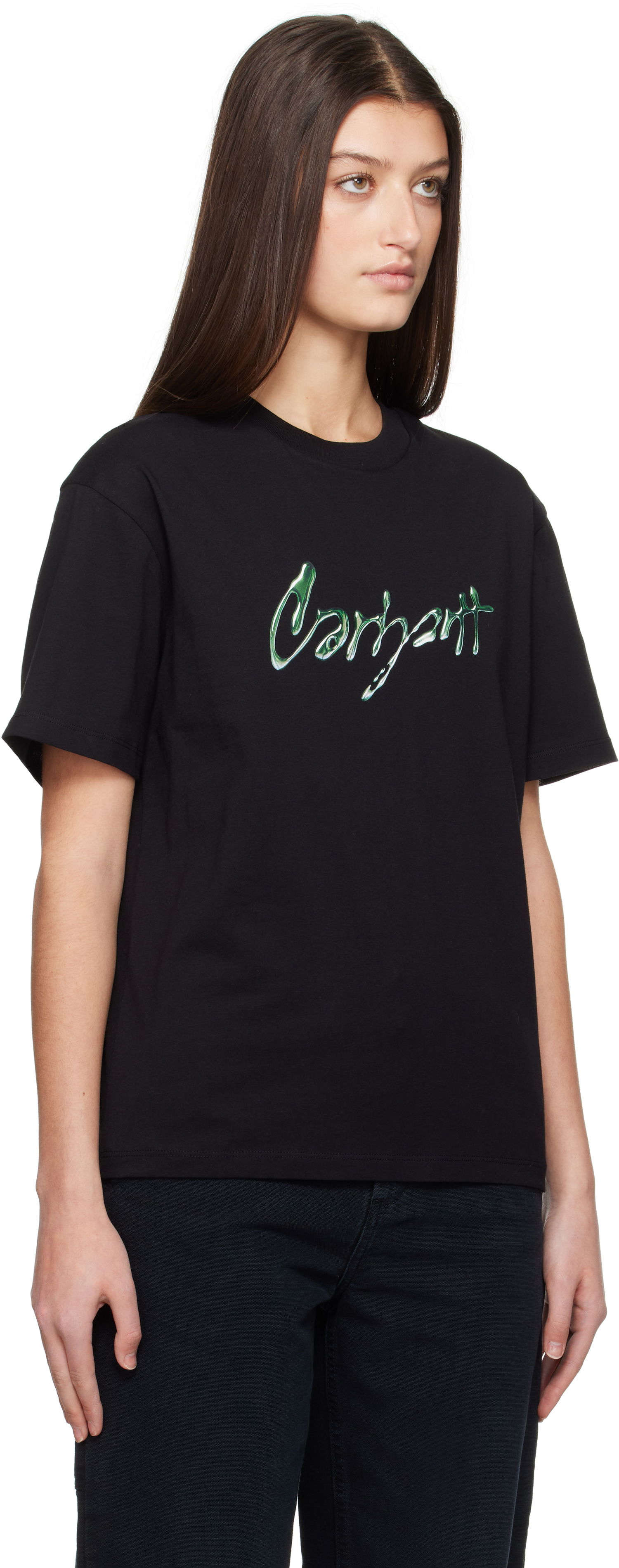 Majica Carhartt WIP Carhartt WIP Drip Script T-Shirt Črna | I034404 89XX, 1