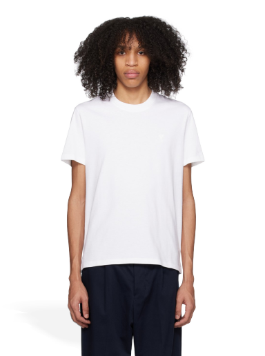 Majica AMI T-Shirt Bela | UTS022.726
