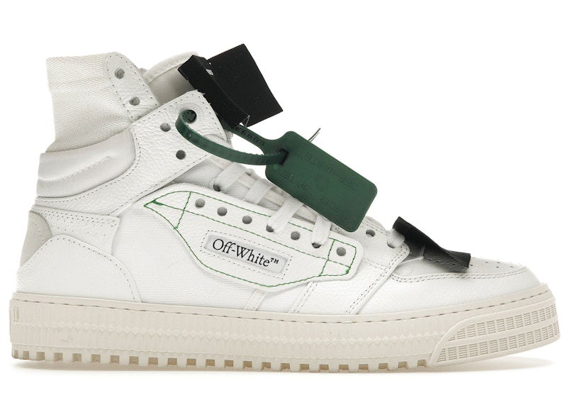 Superge in čevlji Off-White Off-Court 3.0 White Black Green Bela | OMIA065C99LEA0040110, 0