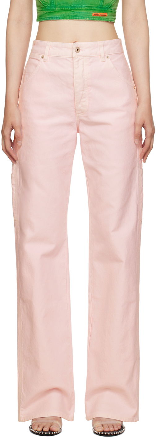 Hlače HERON PRESTON Carpenter Trousers Roza | HWCA036F23FAB0023000, 0