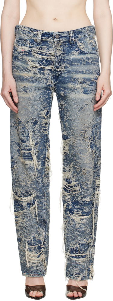 Kavbojke Diesel Diesel 1988 D-Ark Regular Fit Distressed Jeans Modra | A19193 09M04, 0