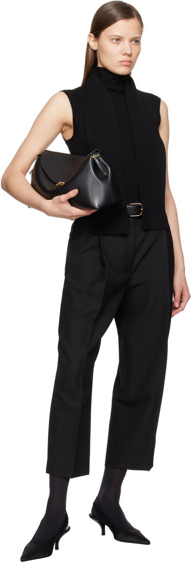 Pasovi TOTEME Wide Trouser Belt Črna | 241-WAM972-LE0025, 3