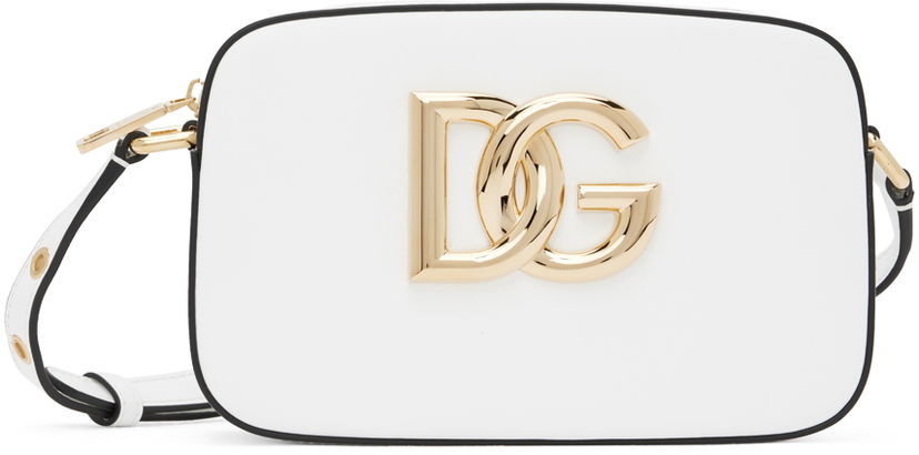Torba za čez ramo Dolce & Gabbana White 3.5 Crossbody Bag Bela | BB7095 AW576