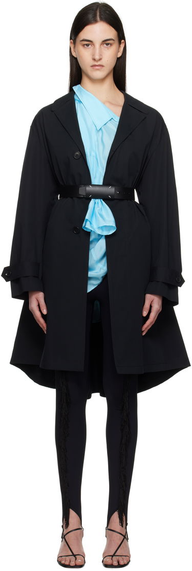 Trenčkot Maison Margiela MM6 Maison Margiela Spliced Trench Coat Črna | S52AH0078 S78537, 0