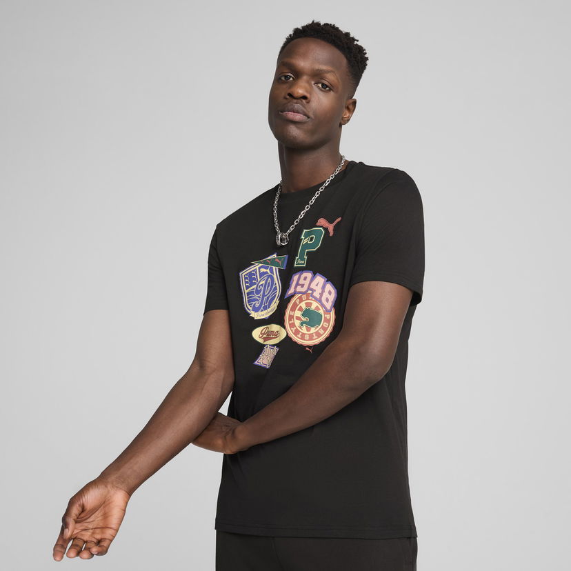 Majica Puma SPORTS LEGACY Graphic T-Shirt Črna | 629627_01