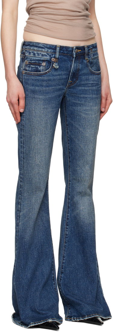 Kavbojke R13 R13 Overflow Boy Flare Jeans Modra | R13WD142-D275A, 1