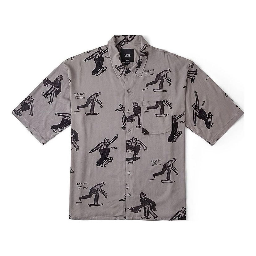 Srajce Vans Asia Artist Collection Graphic Shirt Siva | VN000J2XDGC